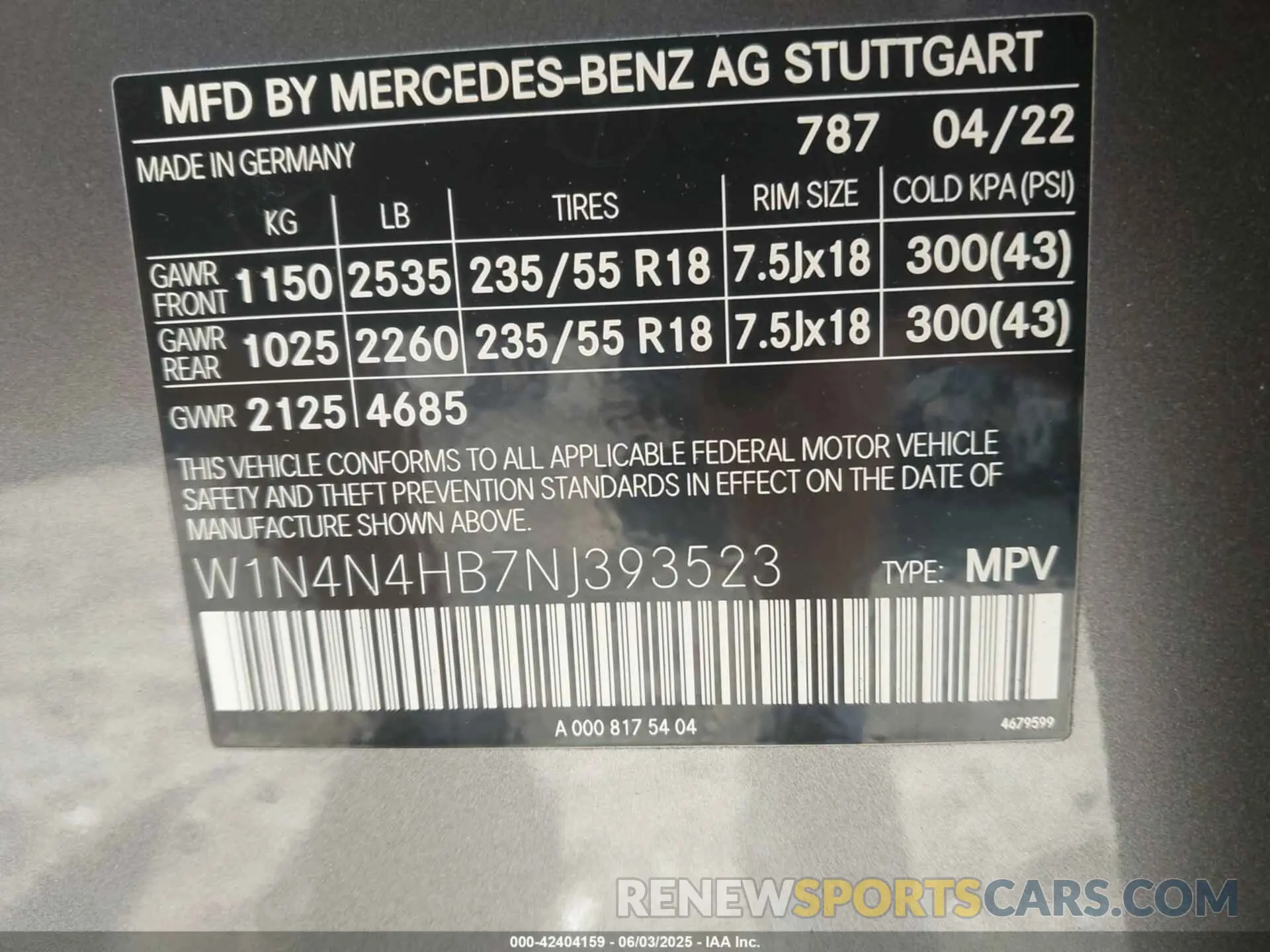 9 Photograph of a damaged car W1N4N4HB7NJ393523 MERCEDES-BENZ GLA 250 2022