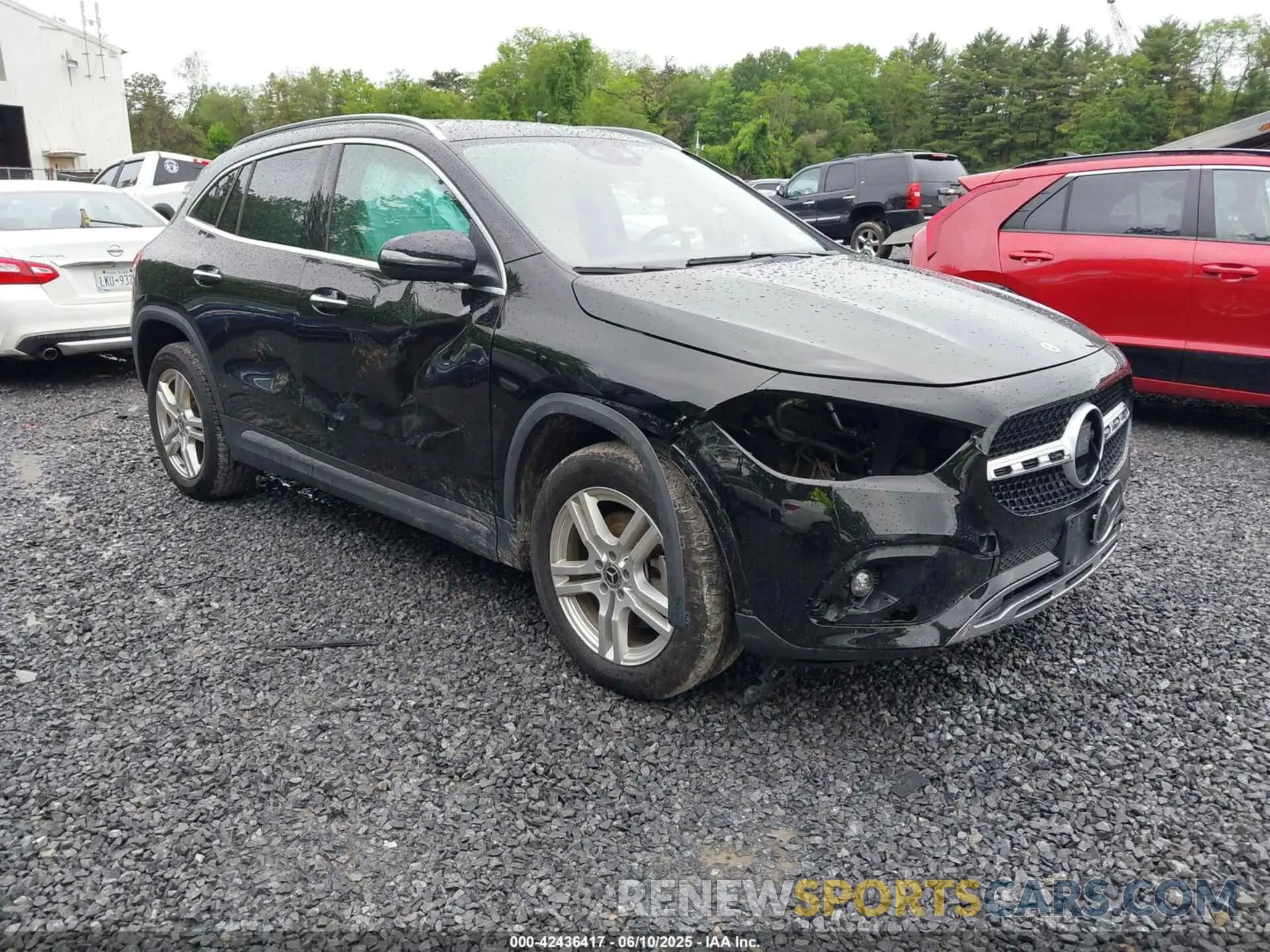 1 Photograph of a damaged car W1N4N4HB8NJ414234 MERCEDES-BENZ GLA 250 2022