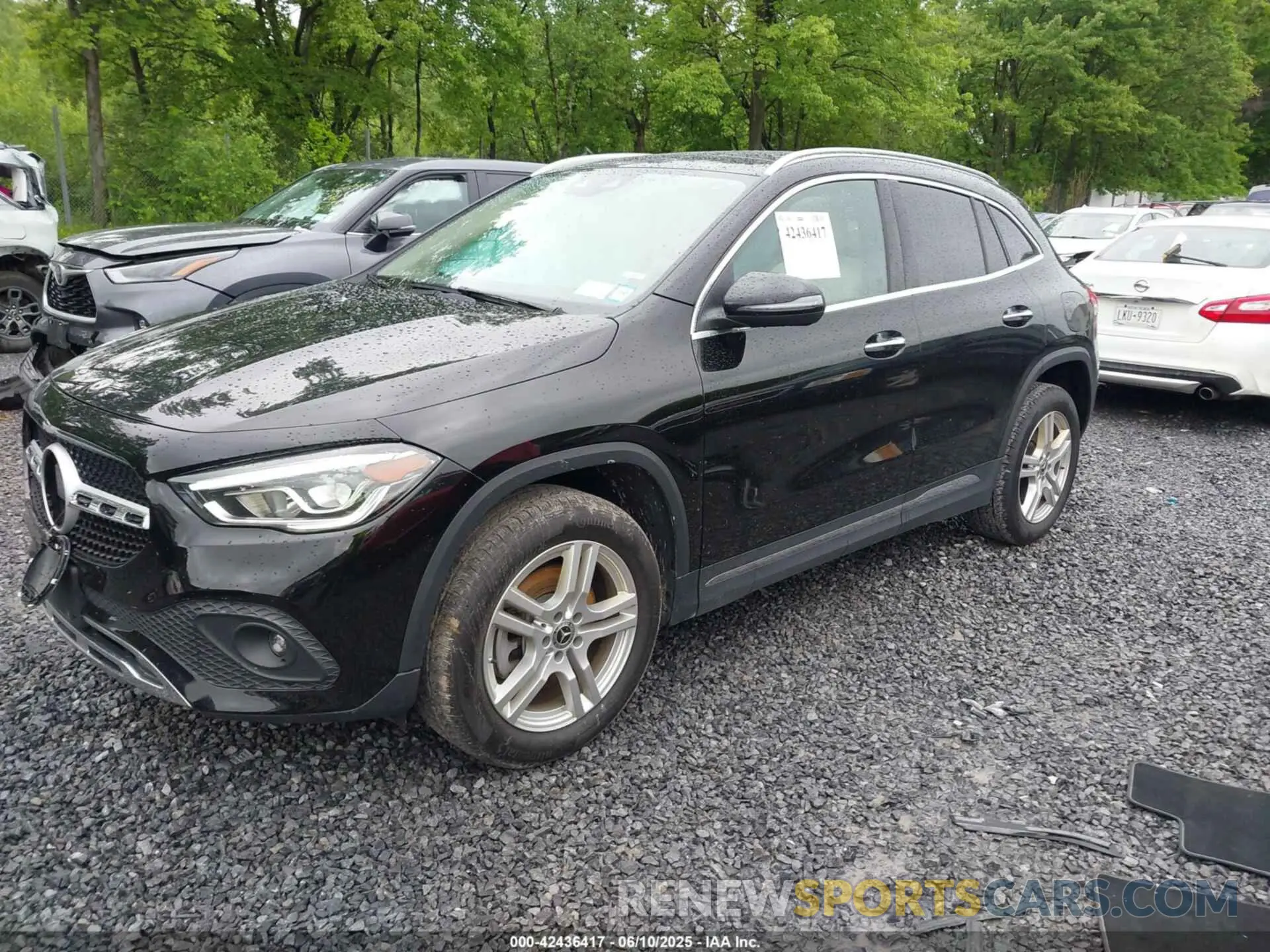 2 Photograph of a damaged car W1N4N4HB8NJ414234 MERCEDES-BENZ GLA 250 2022