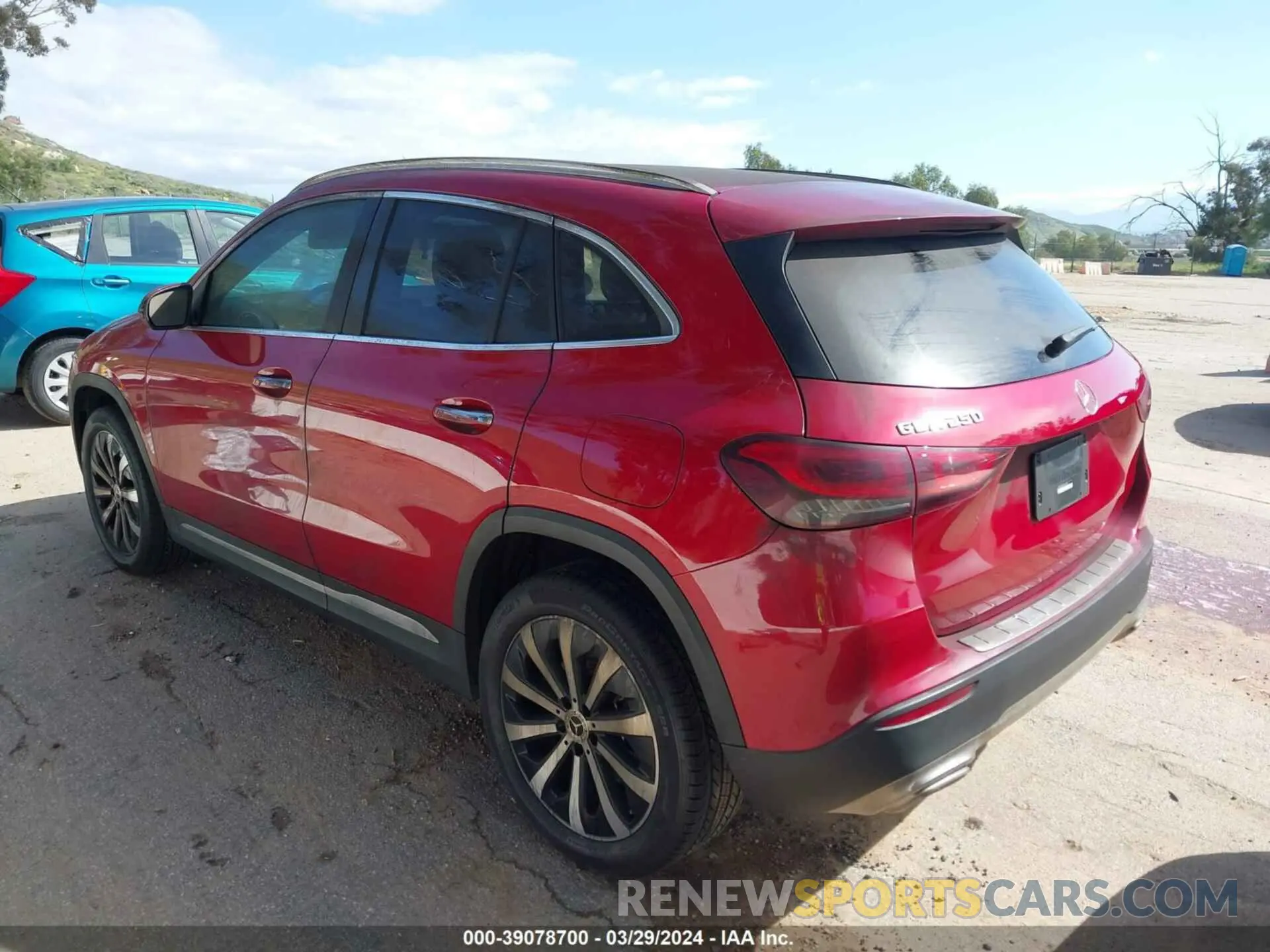 3 Photograph of a damaged car W1N4N4GB1PJ429128 MERCEDES-BENZ GLA 250 2023