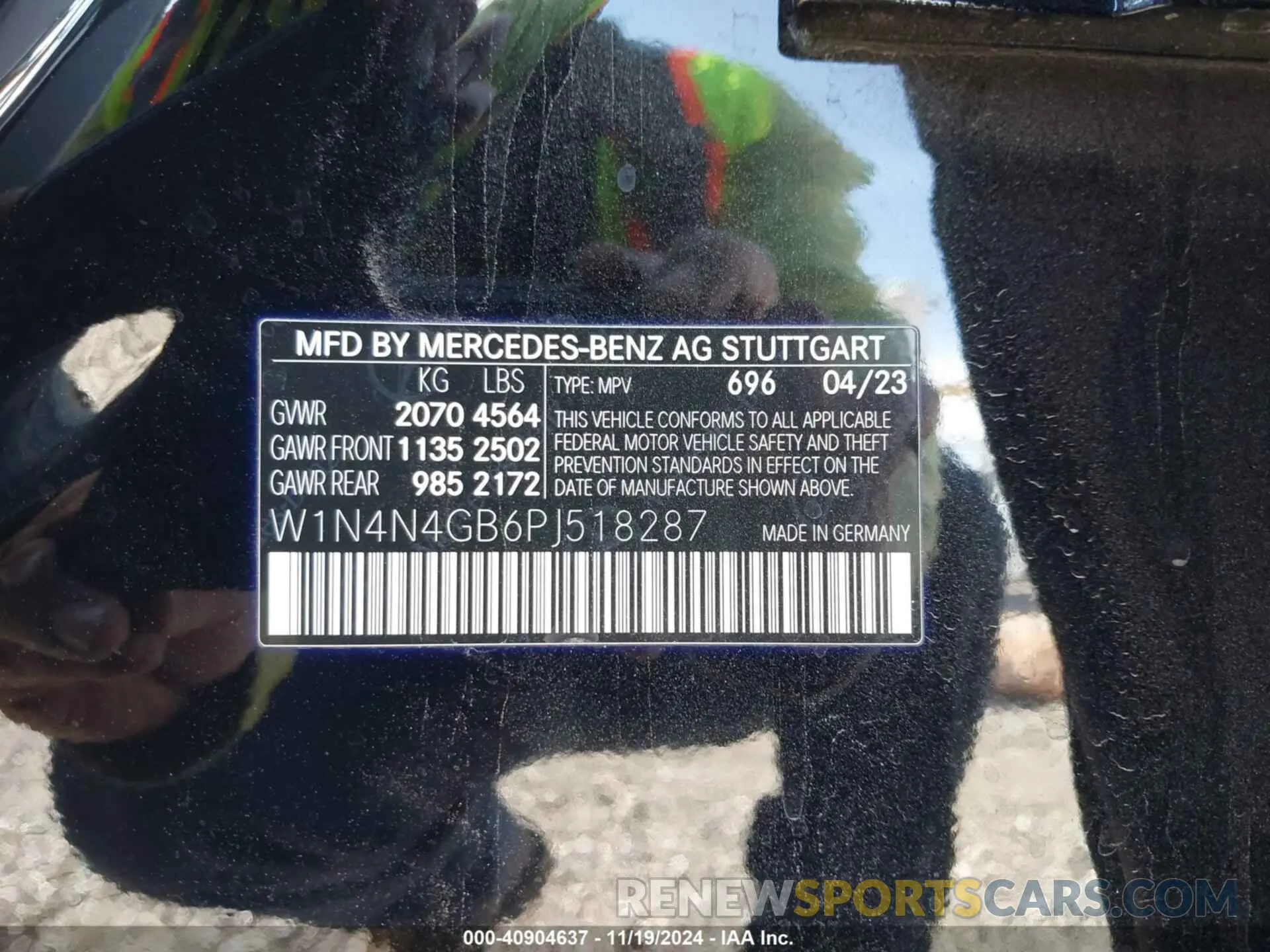 9 Photograph of a damaged car W1N4N4GB6PJ518287 MERCEDES-BENZ GLA 250 2023