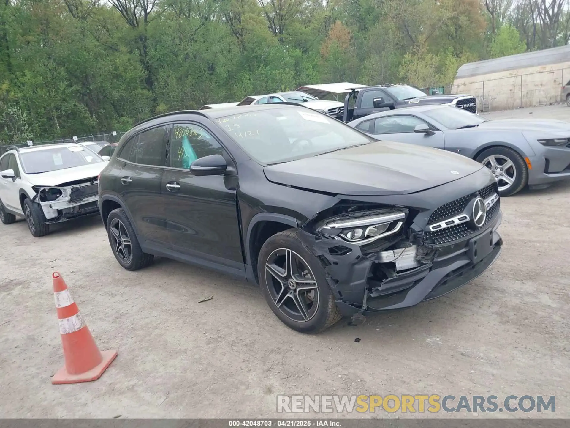 1 Photograph of a damaged car W1N4N4HB3PJ506550 MERCEDES-BENZ GLA 250 2023