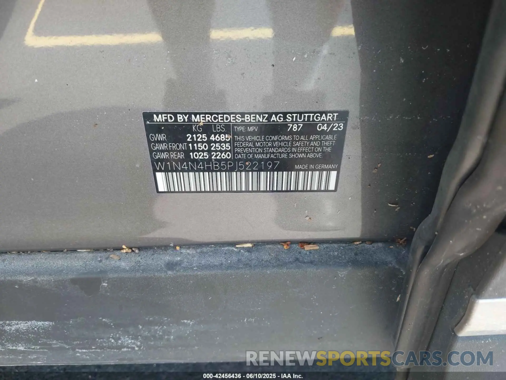 9 Photograph of a damaged car W1N4N4HB5PJ522197 MERCEDES-BENZ GLA 250 2023