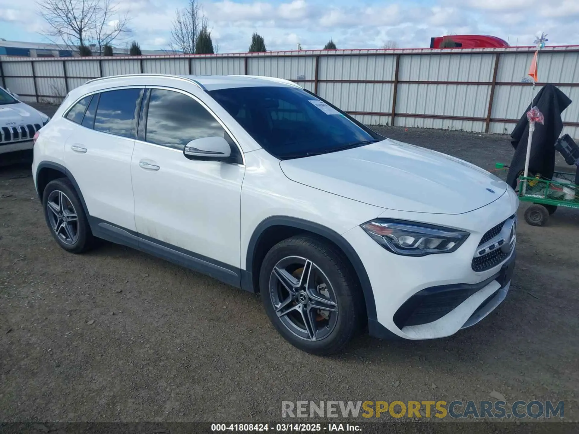 1 Photograph of a damaged car W1N4N4HB6PJ487038 MERCEDES-BENZ GLA 250 2023
