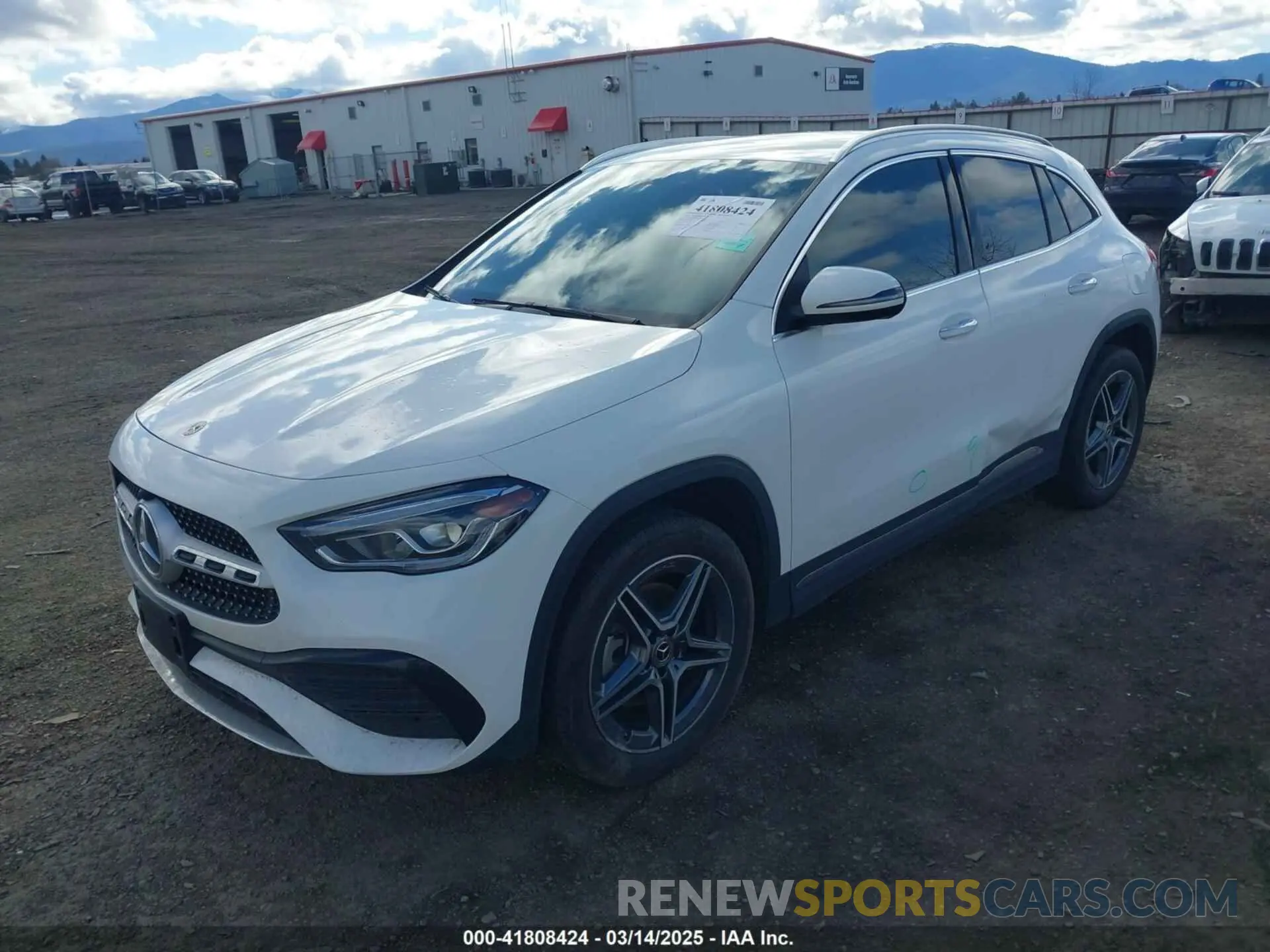 2 Photograph of a damaged car W1N4N4HB6PJ487038 MERCEDES-BENZ GLA 250 2023