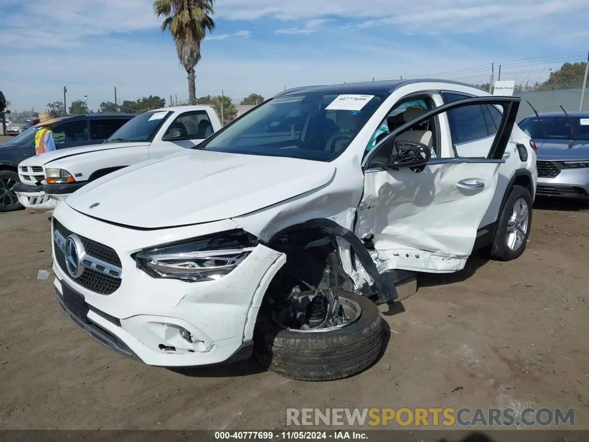 2 Photograph of a damaged car W1N4N4HB8PJ469186 MERCEDES-BENZ GLA 250 2023