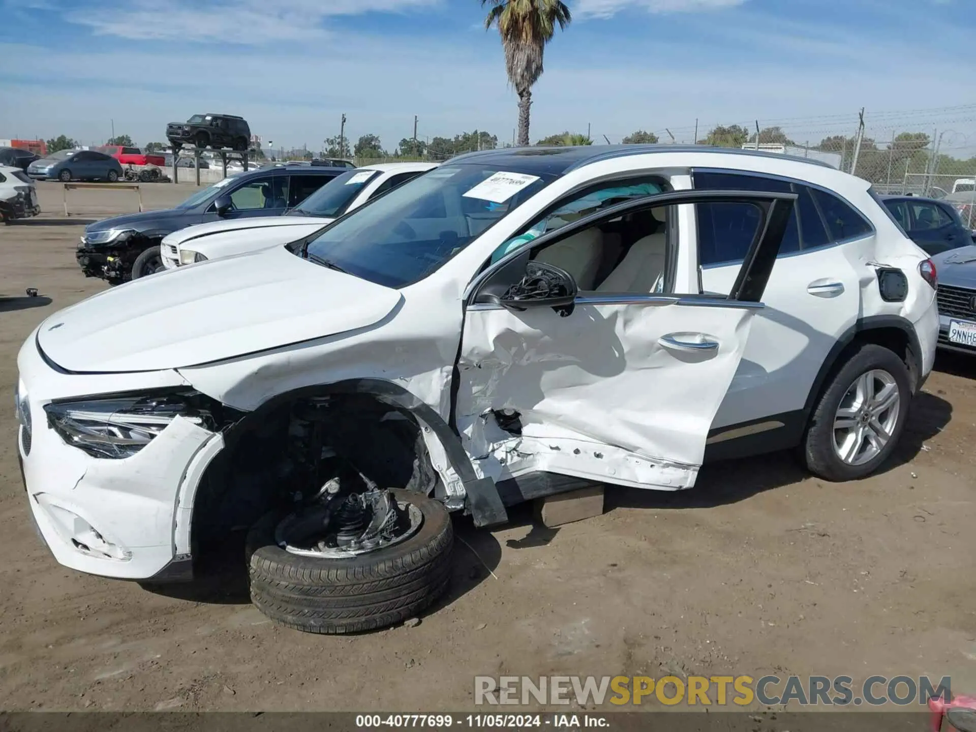 6 Photograph of a damaged car W1N4N4HB8PJ469186 MERCEDES-BENZ GLA 250 2023