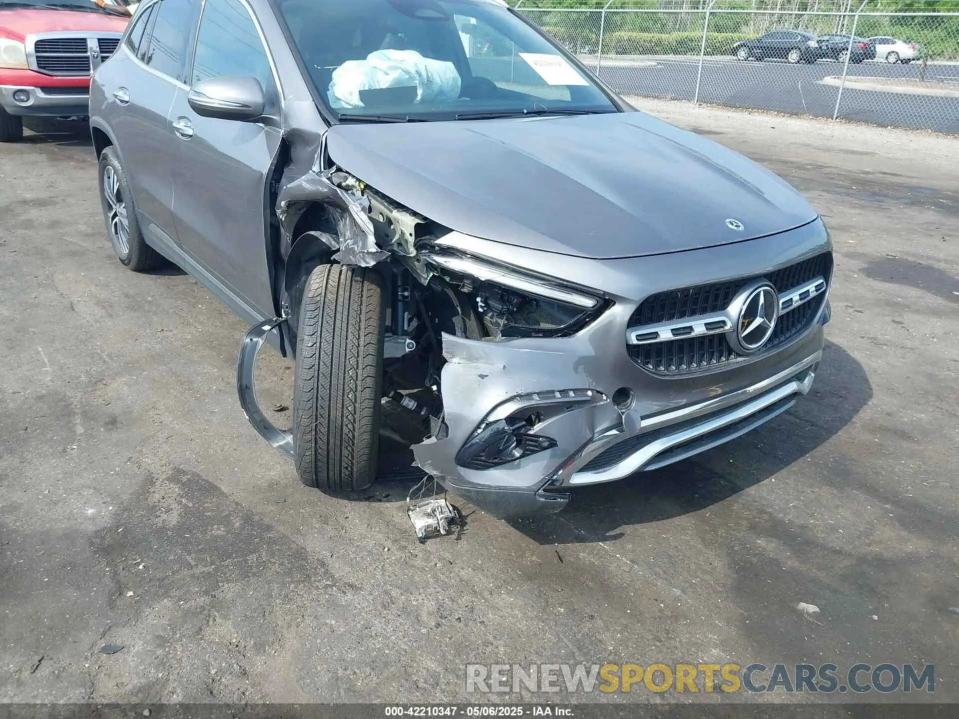 6 Photograph of a damaged car W1N4N4GB3SJ666101 MERCEDES-BENZ GLA 250 2025