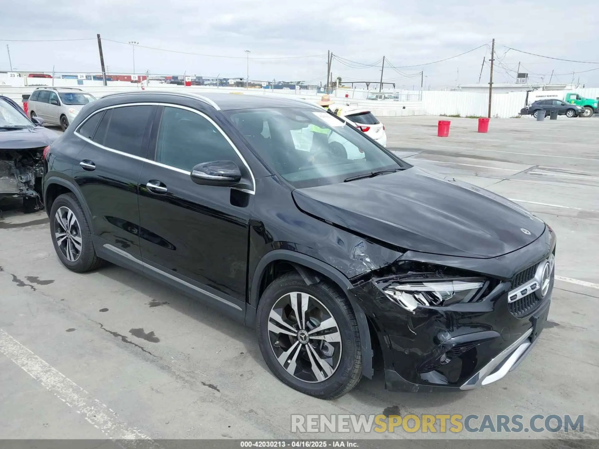 1 Photograph of a damaged car W1N4N4GB6SJ672085 MERCEDES-BENZ GLA 250 2025