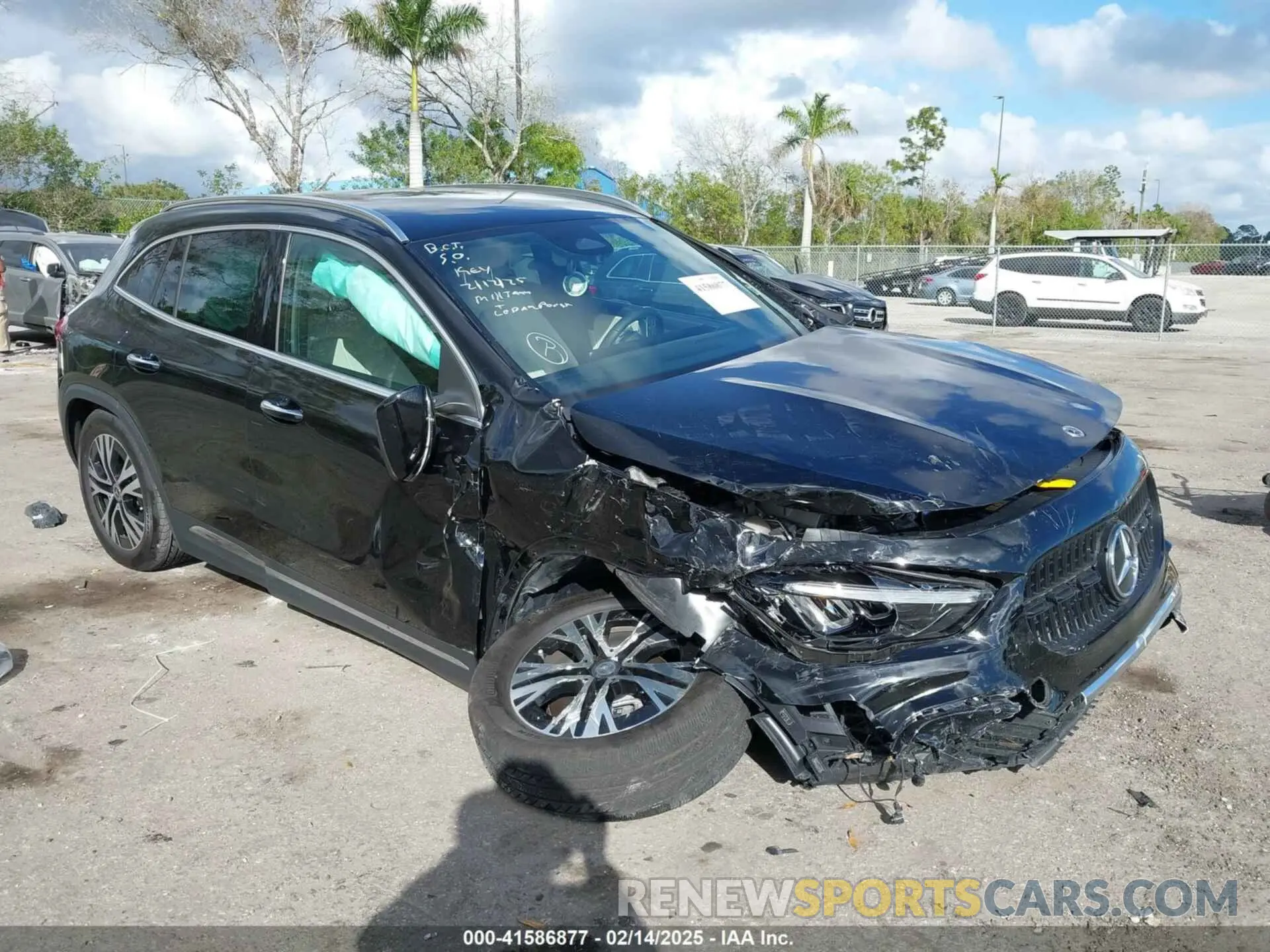 6 Photograph of a damaged car W1N4N4GB9SJ644877 MERCEDES-BENZ GLA 250 2025