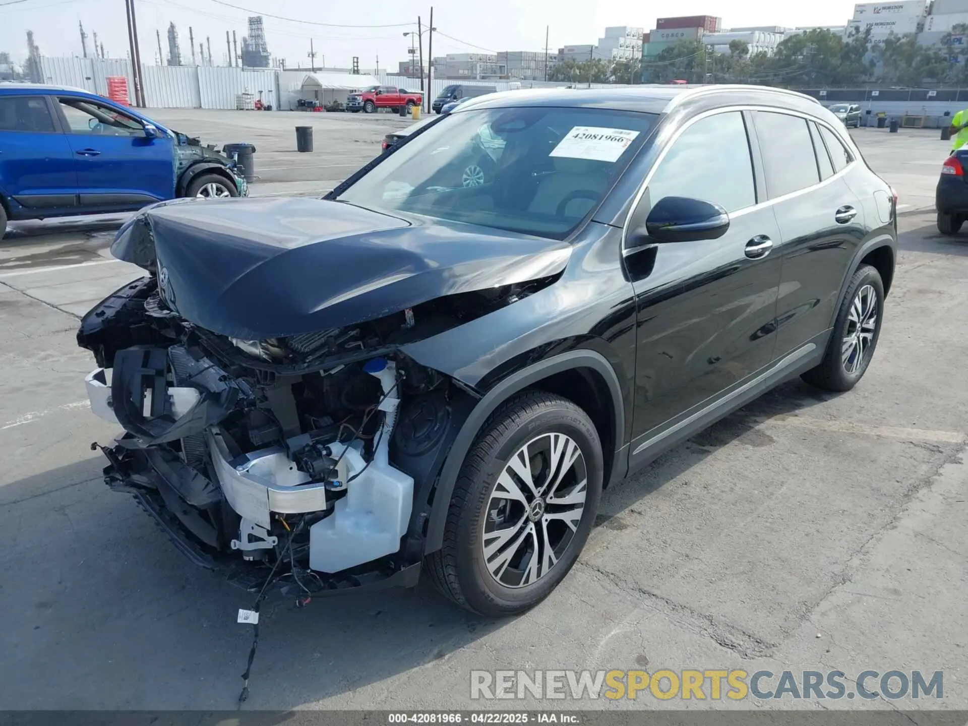 2 Photograph of a damaged car W1N4N4GB9SJ648895 MERCEDES-BENZ GLA 250 2025