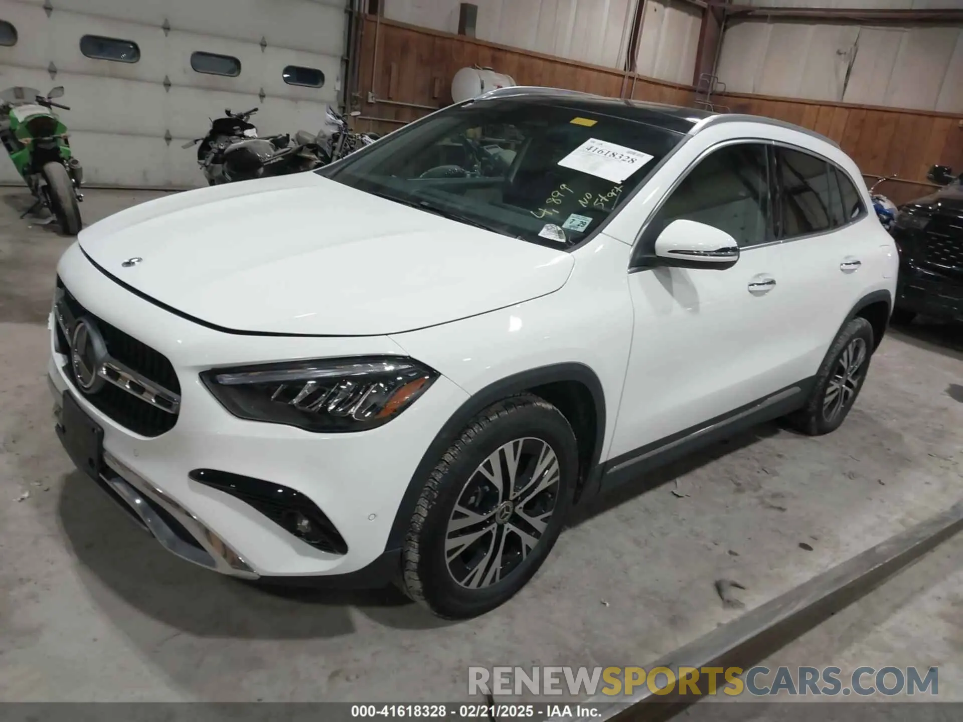 2 Photograph of a damaged car W1N4N4HB2SJ655704 MERCEDES-BENZ GLA 250 2025