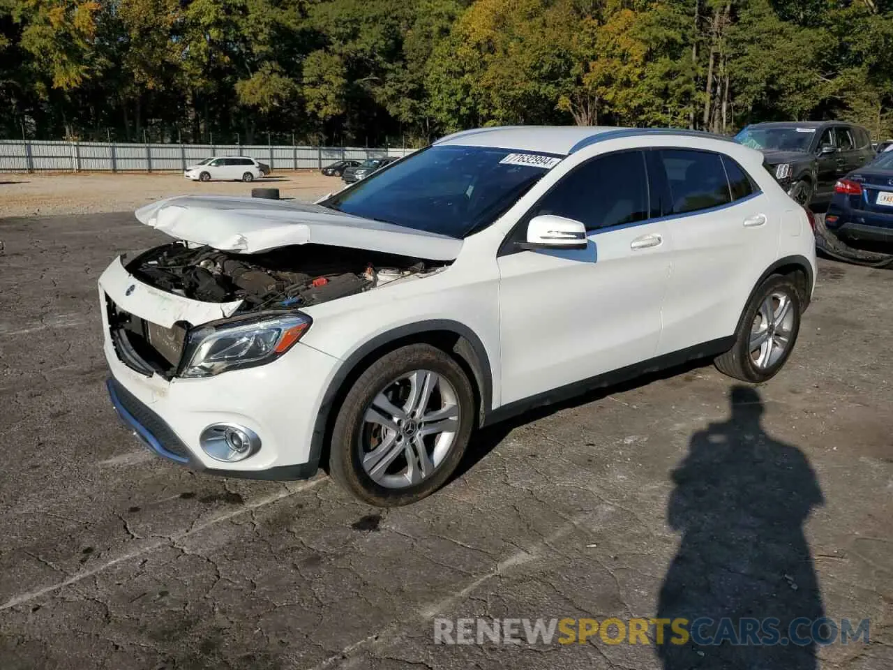 1 Photograph of a damaged car WDCTG4EB0KU005313 MERCEDES-BENZ GLA-CLASS 2019