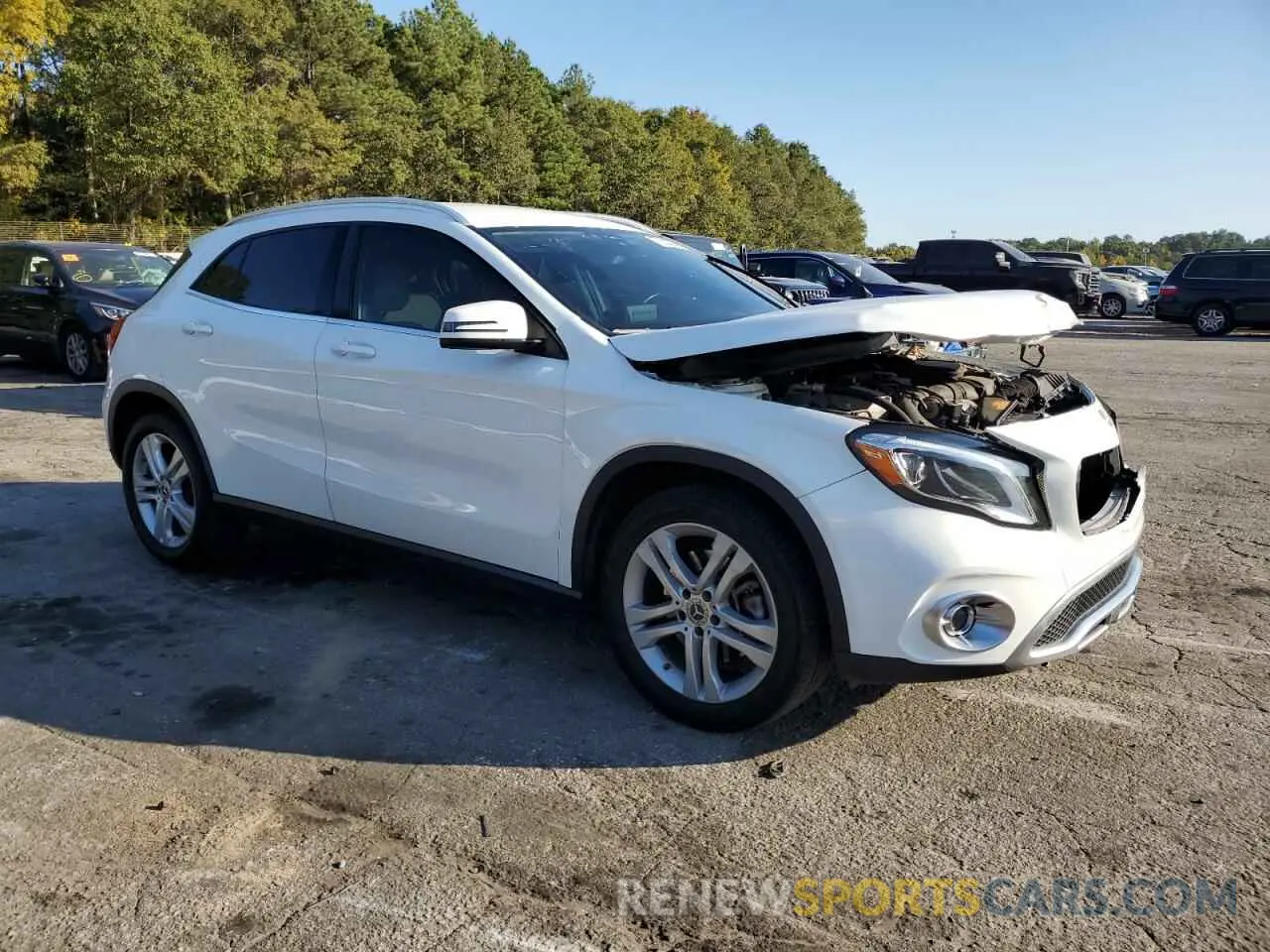 4 Photograph of a damaged car WDCTG4EB0KU005313 MERCEDES-BENZ GLA-CLASS 2019