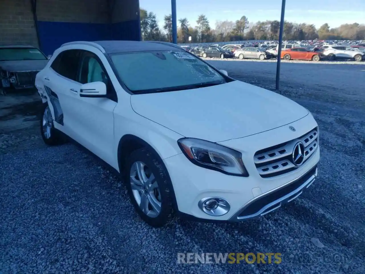 1 Photograph of a damaged car WDCTG4EB1KJ553810 MERCEDES-BENZ GLA-CLASS 2019