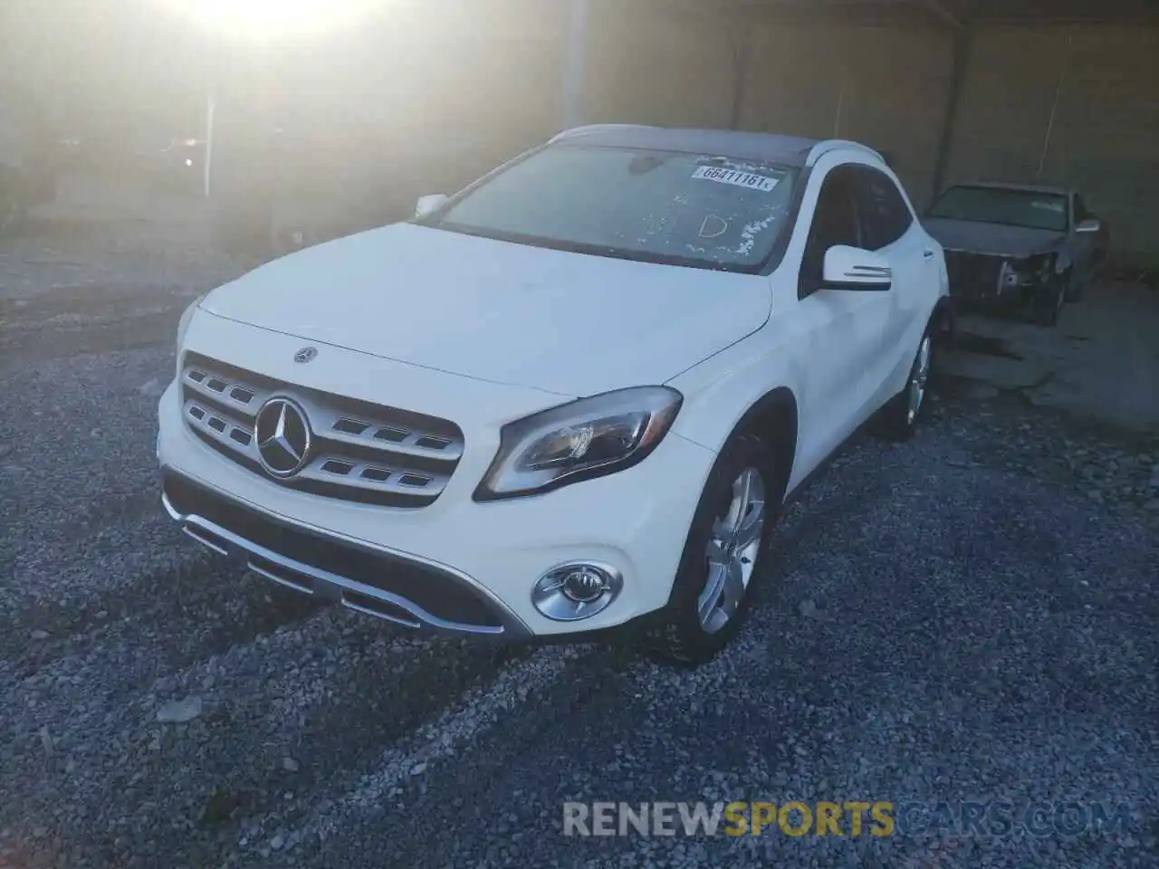 2 Photograph of a damaged car WDCTG4EB1KJ553810 MERCEDES-BENZ GLA-CLASS 2019