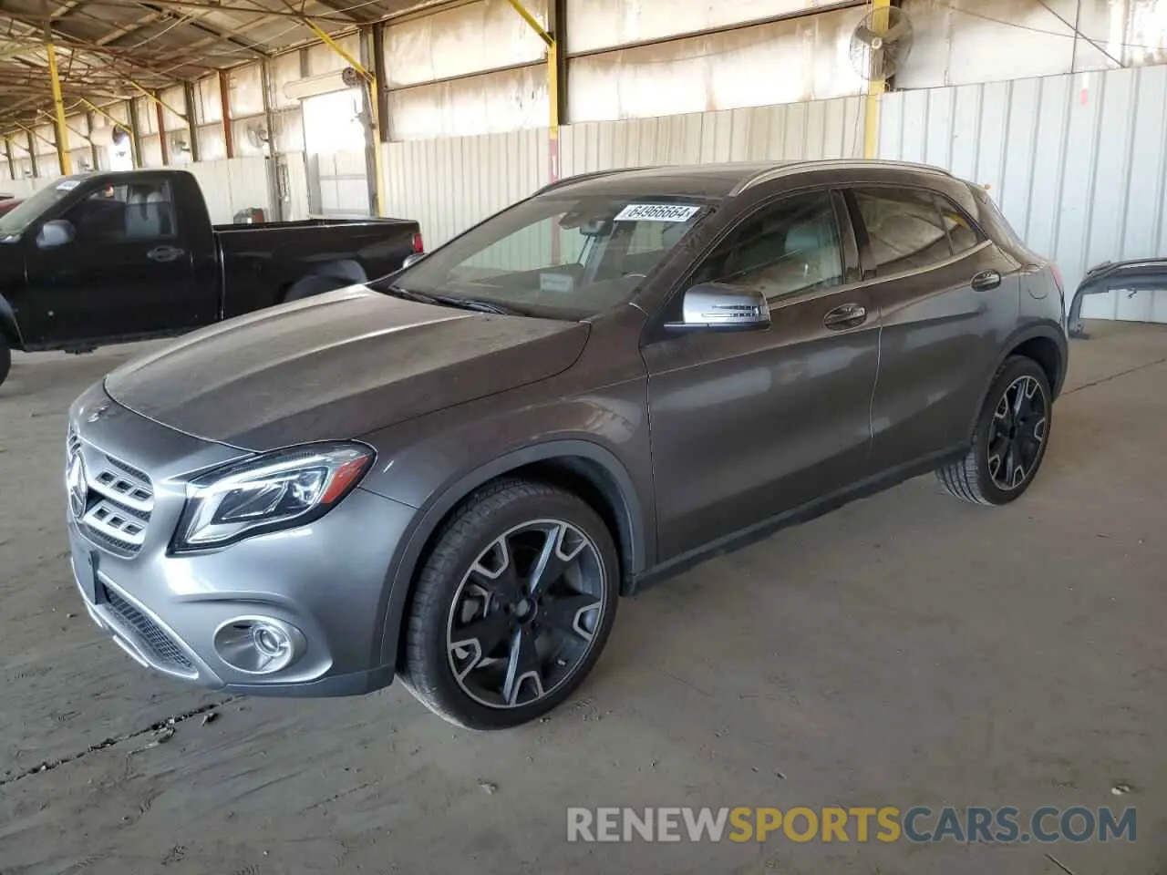 1 Photograph of a damaged car WDCTG4EB1KJ611026 MERCEDES-BENZ GLA-CLASS 2019