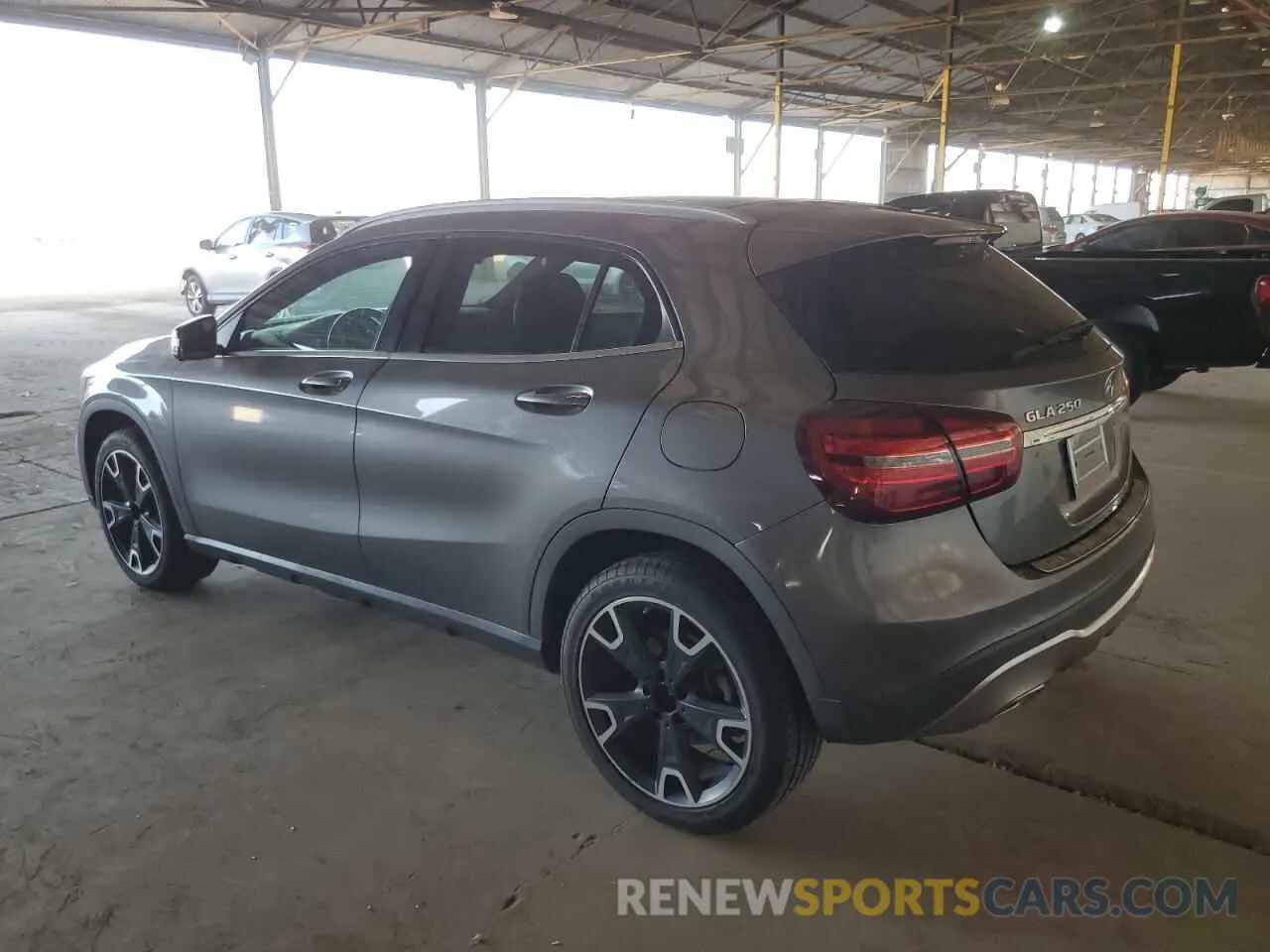 2 Photograph of a damaged car WDCTG4EB1KJ611026 MERCEDES-BENZ GLA-CLASS 2019
