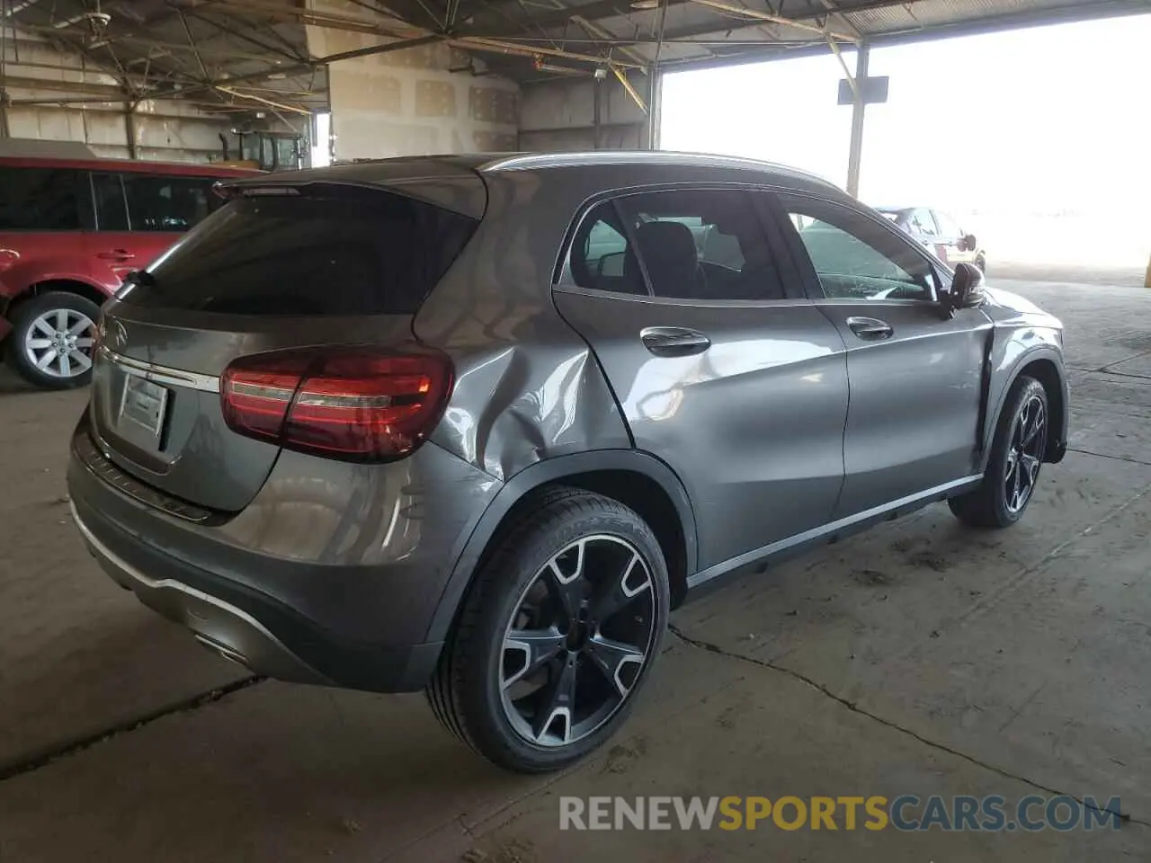 3 Photograph of a damaged car WDCTG4EB1KJ611026 MERCEDES-BENZ GLA-CLASS 2019