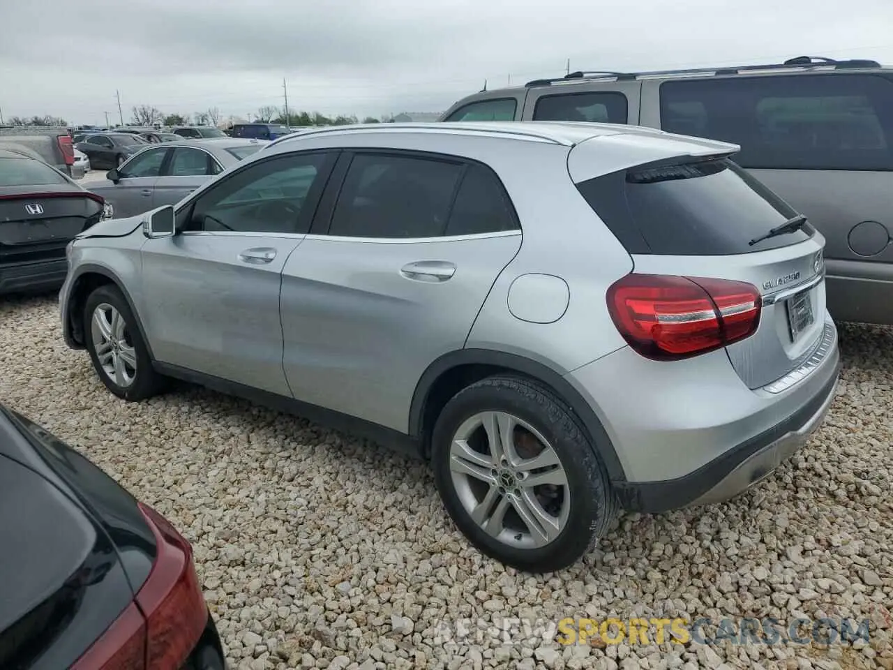 2 Photograph of a damaged car WDCTG4EB2KJ551743 MERCEDES-BENZ GLA-CLASS 2019