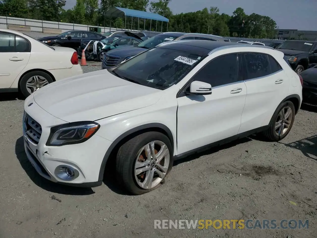 1 Photograph of a damaged car WDCTG4EB2KU002509 MERCEDES-BENZ GLA-CLASS 2019