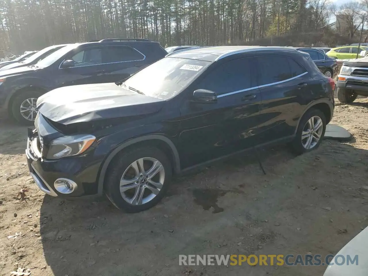 1 Photograph of a damaged car WDCTG4EB2KU003174 MERCEDES-BENZ GLA-CLASS 2019