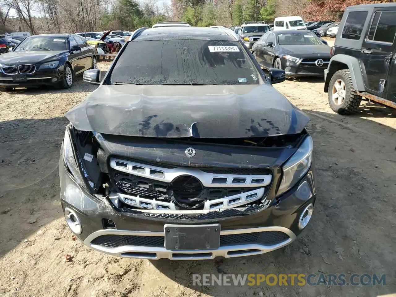 5 Photograph of a damaged car WDCTG4EB2KU003174 MERCEDES-BENZ GLA-CLASS 2019