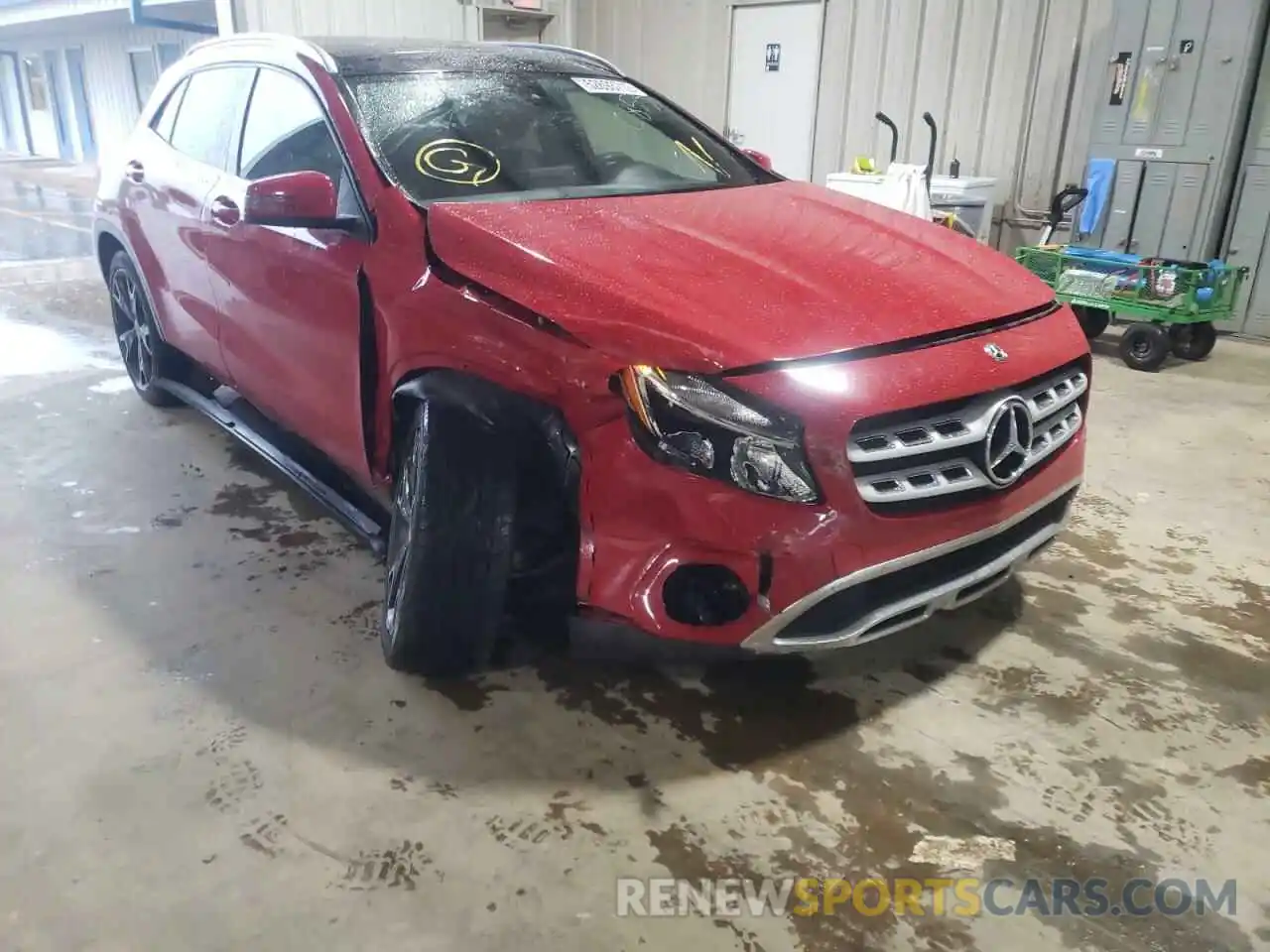 1 Photograph of a damaged car WDCTG4EB2KU010853 MERCEDES-BENZ GLA-CLASS 2019