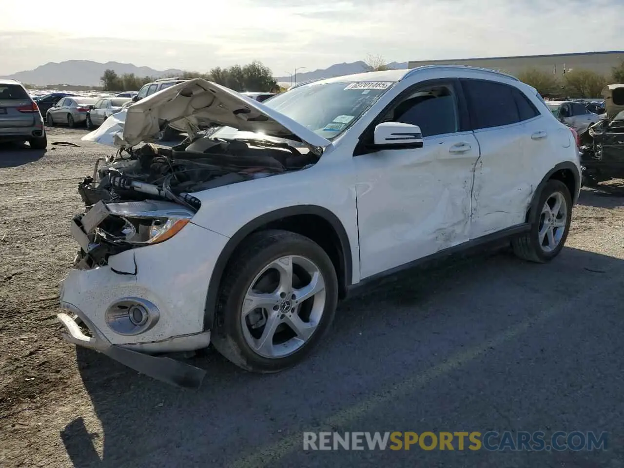 1 Photograph of a damaged car WDCTG4EB2KU014188 MERCEDES-BENZ GLA-CLASS 2019