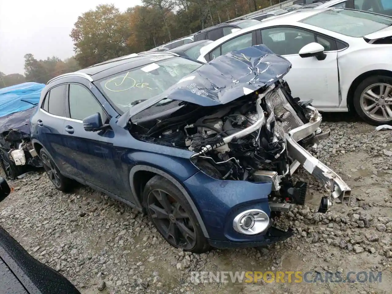 1 Photograph of a damaged car WDCTG4EB3KJ613005 MERCEDES-BENZ GLA-CLASS 2019