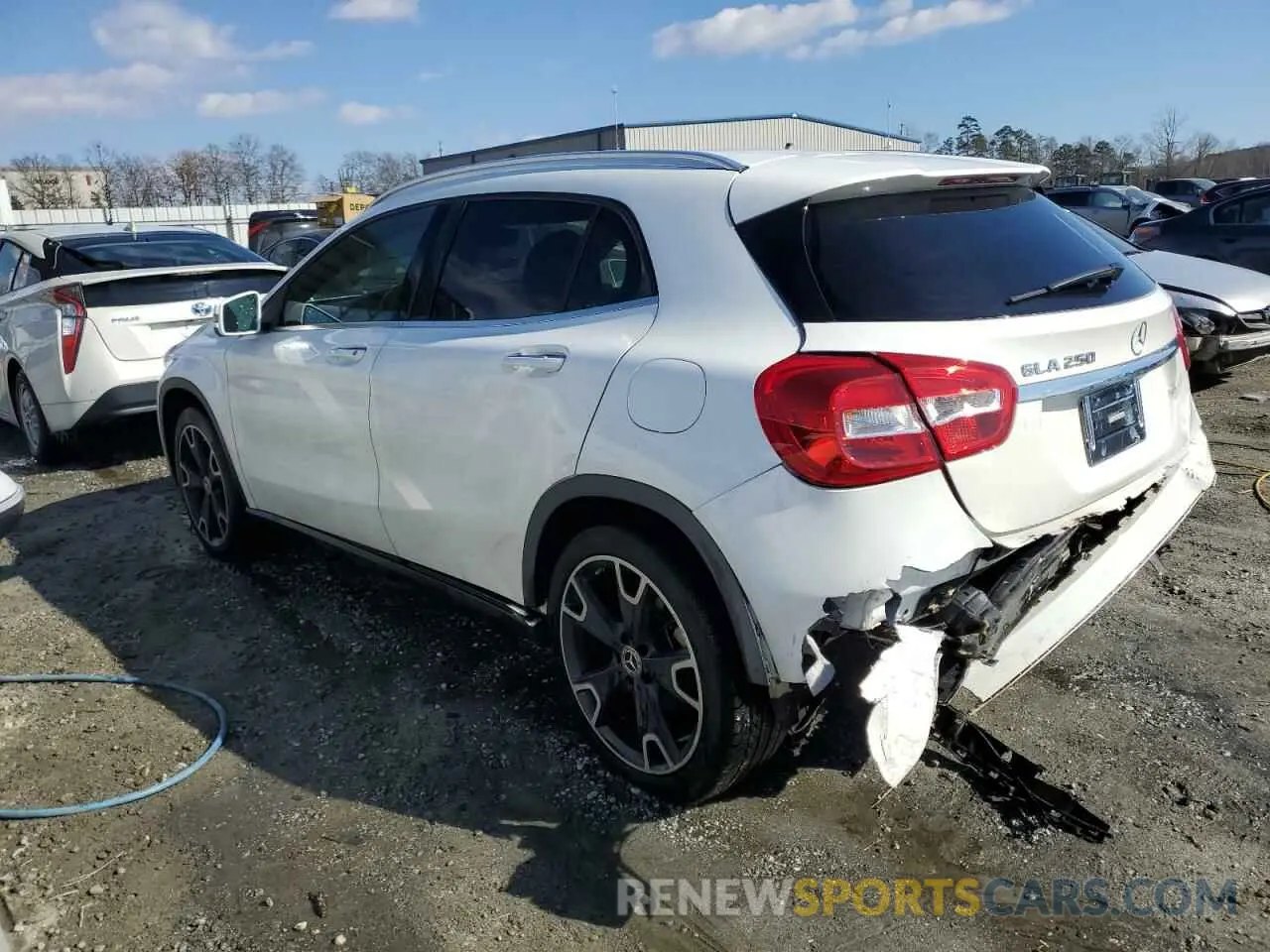 2 Photograph of a damaged car WDCTG4EB3KU004415 MERCEDES-BENZ GLA-CLASS 2019