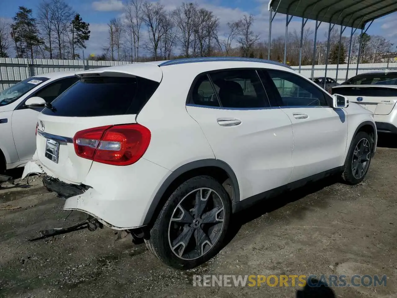 3 Photograph of a damaged car WDCTG4EB3KU004415 MERCEDES-BENZ GLA-CLASS 2019
