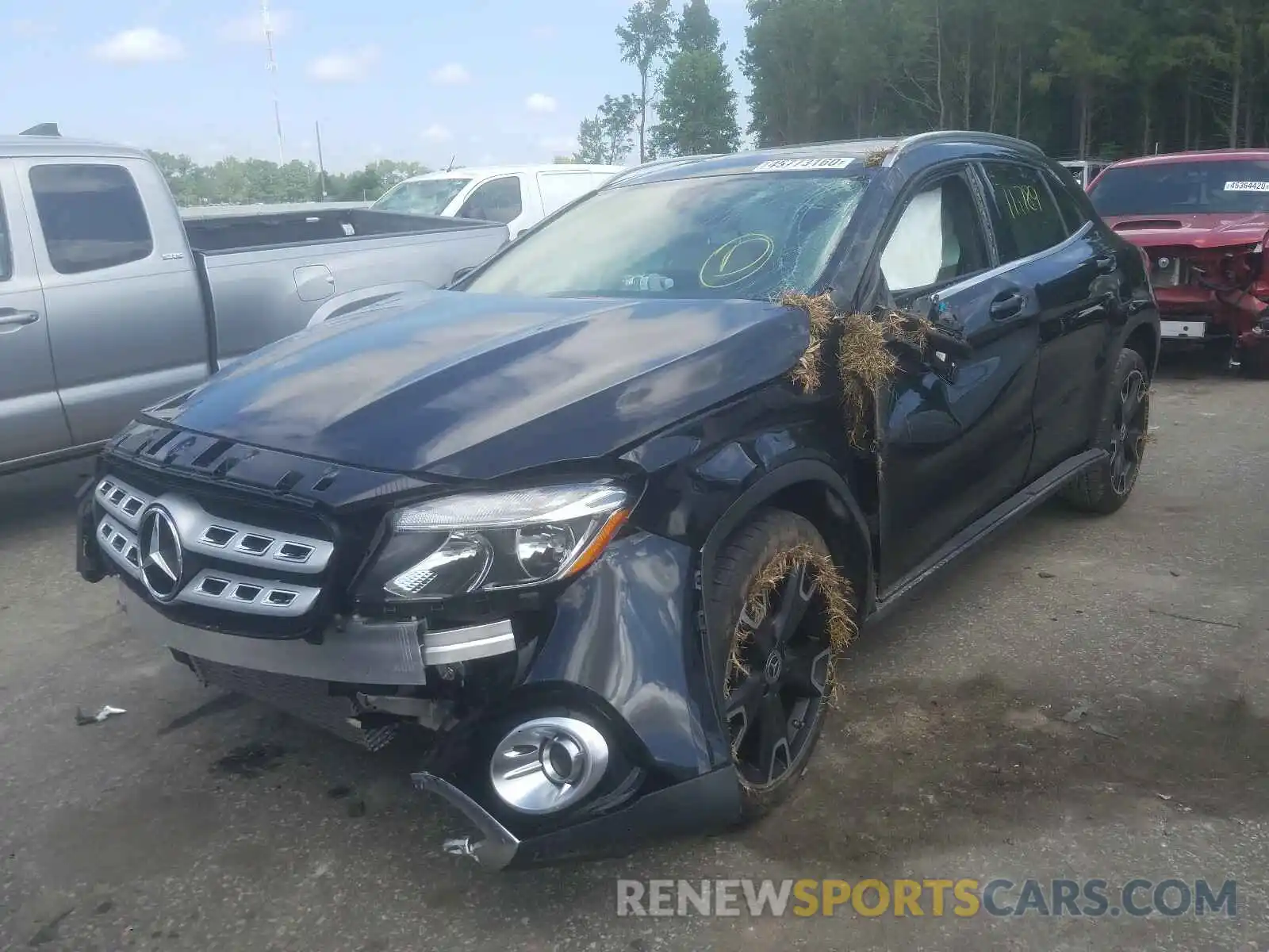 2 Photograph of a damaged car WDCTG4EB3KU012496 MERCEDES-BENZ GLA-CLASS 2019