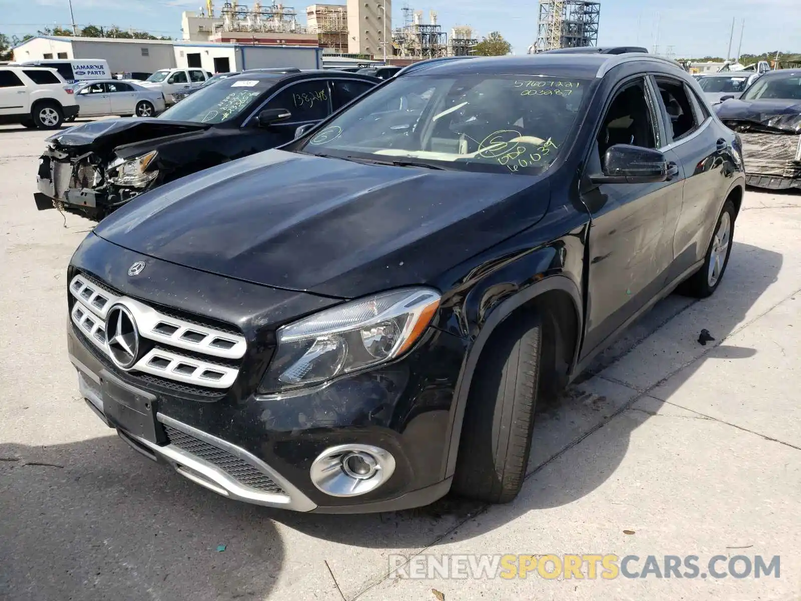 2 Photograph of a damaged car WDCTG4EB4KU003287 MERCEDES-BENZ GLA-CLASS 2019