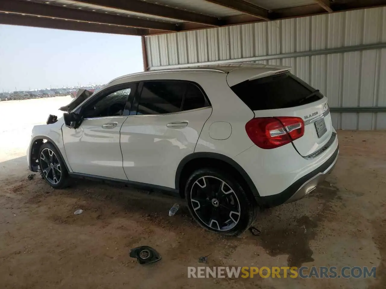 2 Photograph of a damaged car WDCTG4EB4KU014502 MERCEDES-BENZ GLA-CLASS 2019