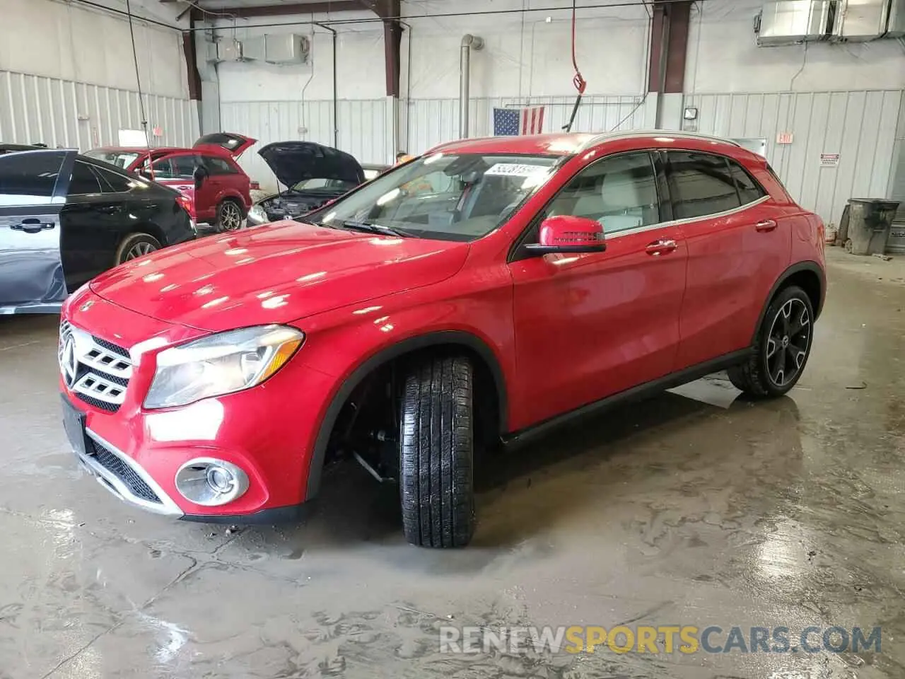 1 Photograph of a damaged car WDCTG4EB4KU018873 MERCEDES-BENZ GLA-CLASS 2019
