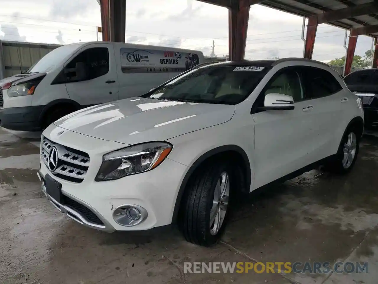 2 Photograph of a damaged car WDCTG4EB5KJ513584 MERCEDES-BENZ GLA-CLASS 2019