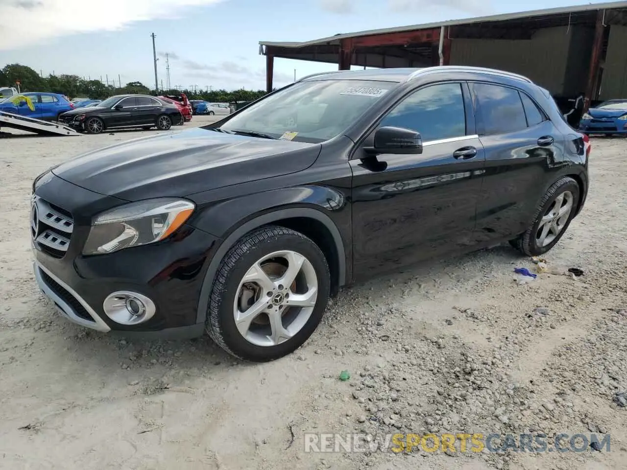 1 Photograph of a damaged car WDCTG4EB5KJ548982 MERCEDES-BENZ GLA-CLASS 2019