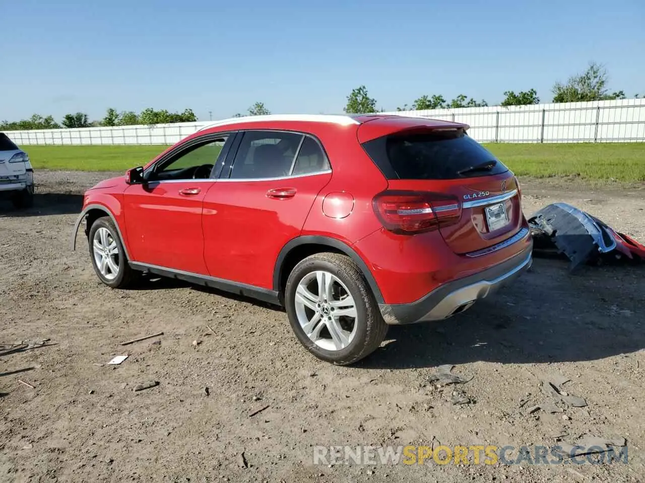 2 Photograph of a damaged car WDCTG4EB5KU007168 MERCEDES-BENZ GLA-CLASS 2019