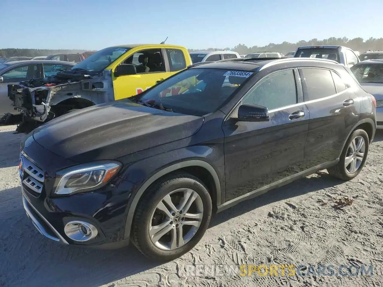 1 Photograph of a damaged car WDCTG4EB6KJ553866 MERCEDES-BENZ GLA-CLASS 2019