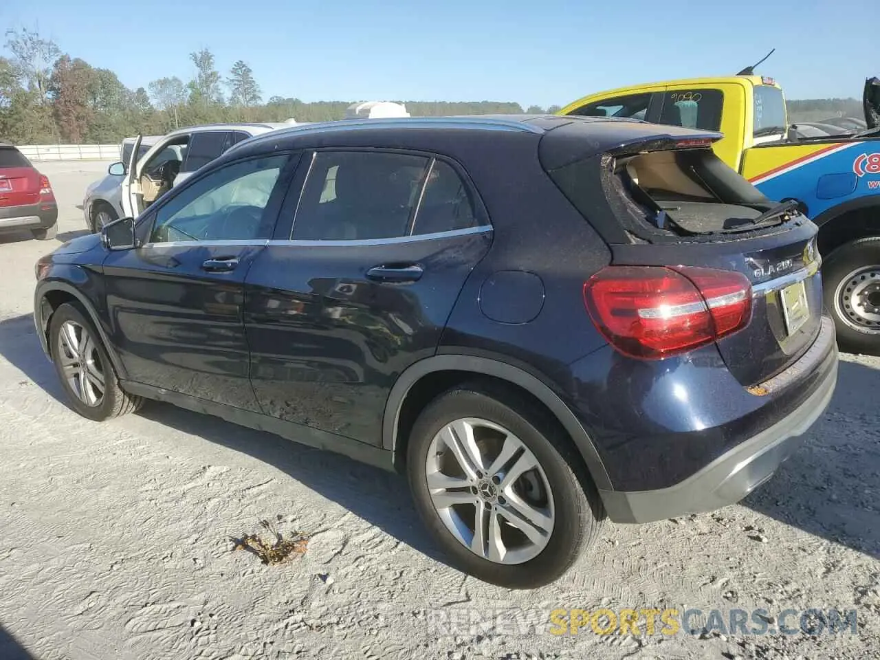 2 Photograph of a damaged car WDCTG4EB6KJ553866 MERCEDES-BENZ GLA-CLASS 2019