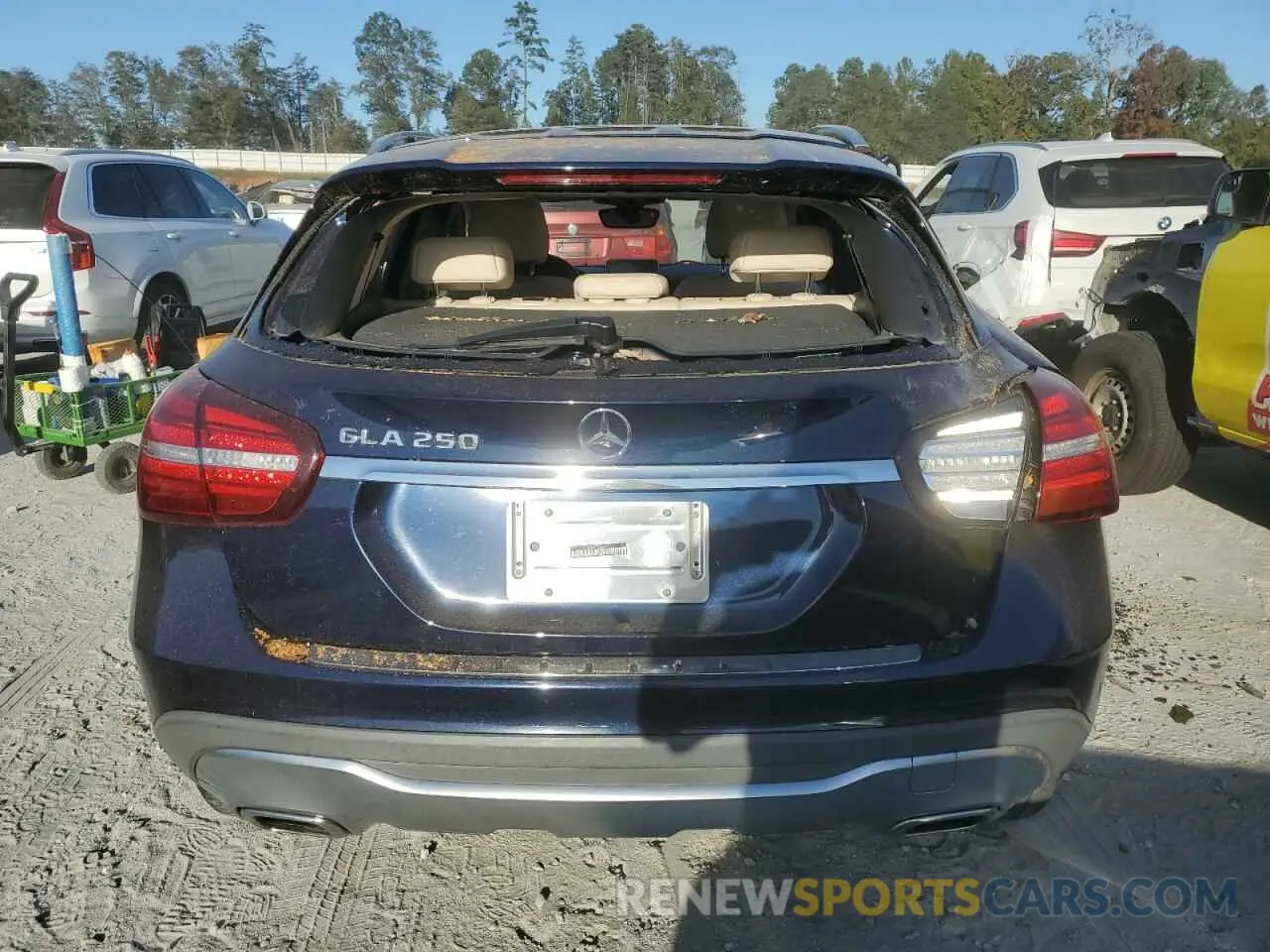 6 Photograph of a damaged car WDCTG4EB6KJ553866 MERCEDES-BENZ GLA-CLASS 2019