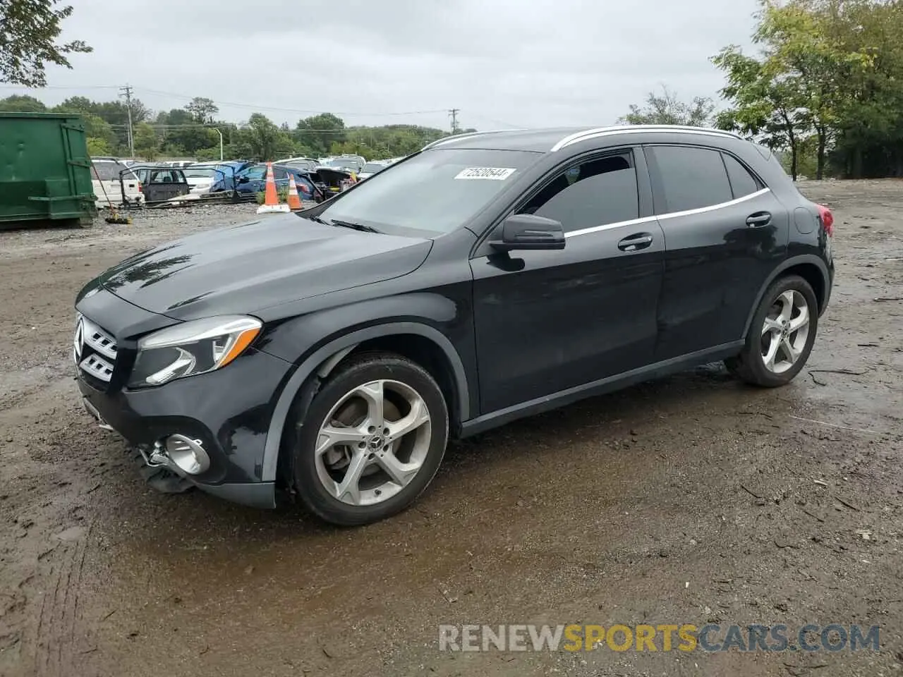 1 Photograph of a damaged car WDCTG4EB6KU000746 MERCEDES-BENZ GLA-CLASS 2019