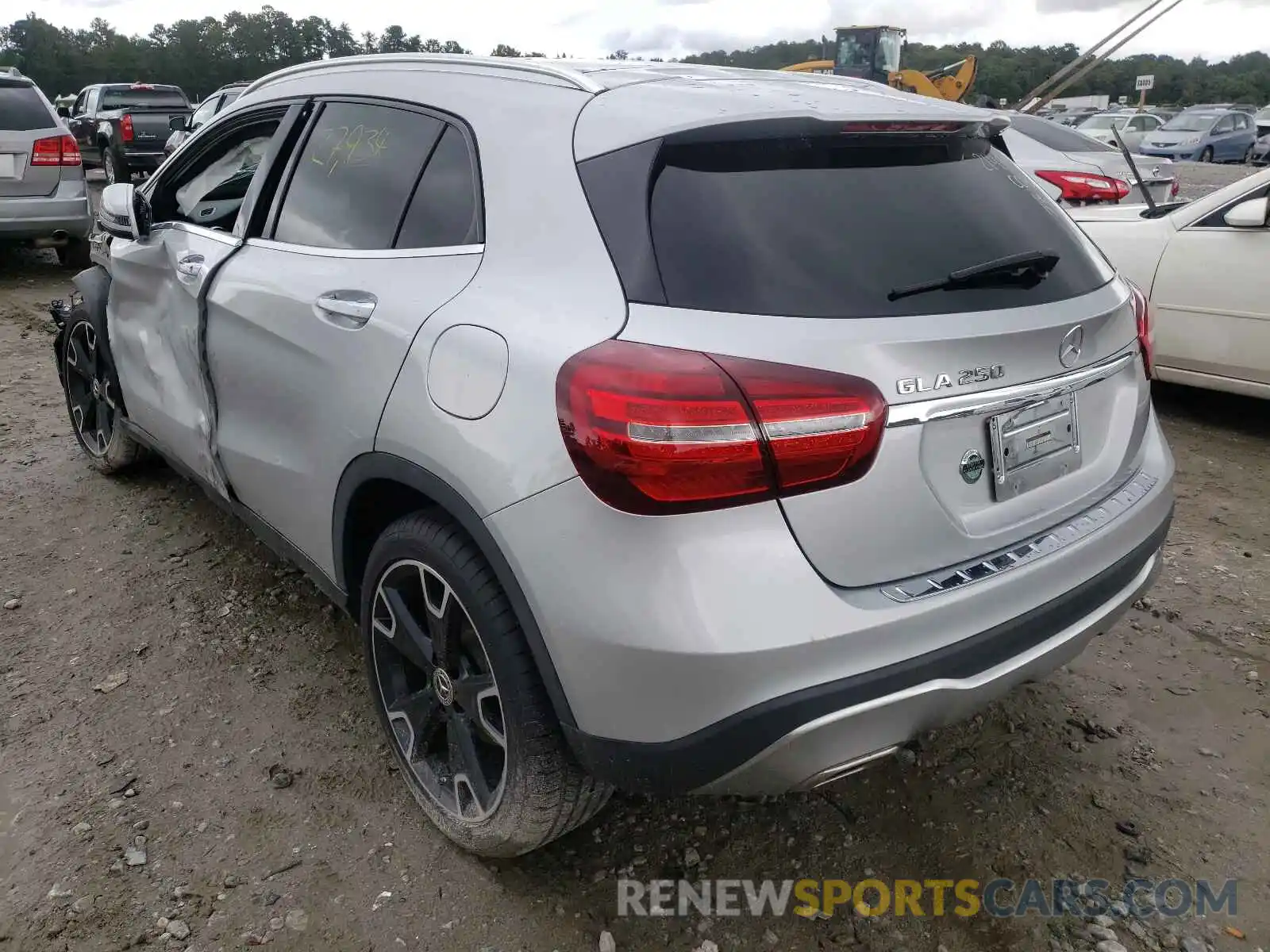 3 Photograph of a damaged car WDCTG4EB6KU007518 MERCEDES-BENZ GLA-CLASS 2019