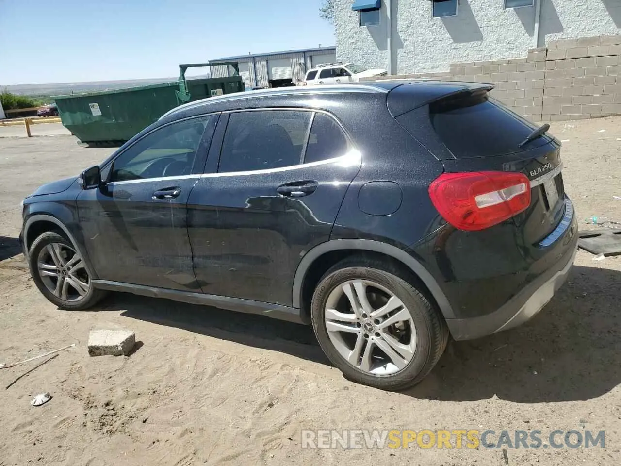 2 Photograph of a damaged car WDCTG4EB6KU019989 MERCEDES-BENZ GLA-CLASS 2019