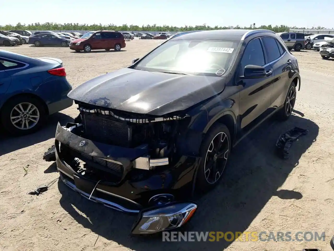 2 Photograph of a damaged car WDCTG4EB7KU008631 MERCEDES-BENZ GLA-CLASS 2019