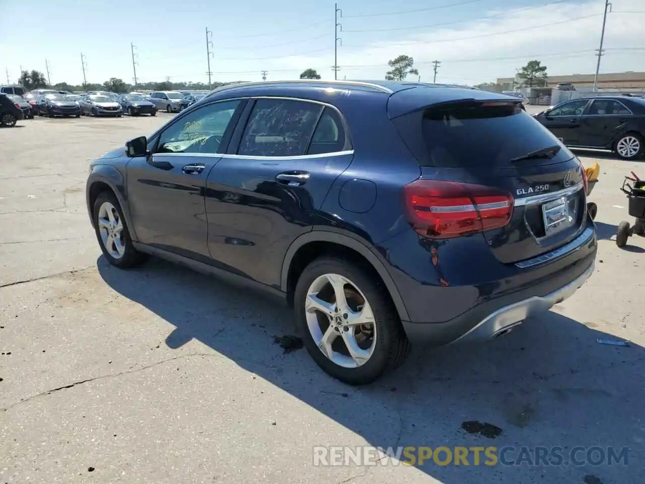 3 Photograph of a damaged car WDCTG4EB8KU000604 MERCEDES-BENZ GLA-CLASS 2019