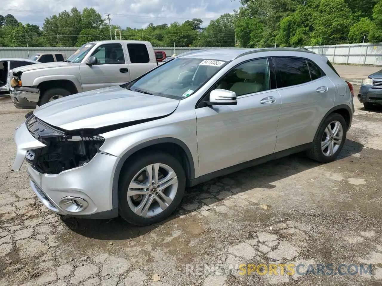 1 Photograph of a damaged car WDCTG4EB8KU002241 MERCEDES-BENZ GLA-CLASS 2019