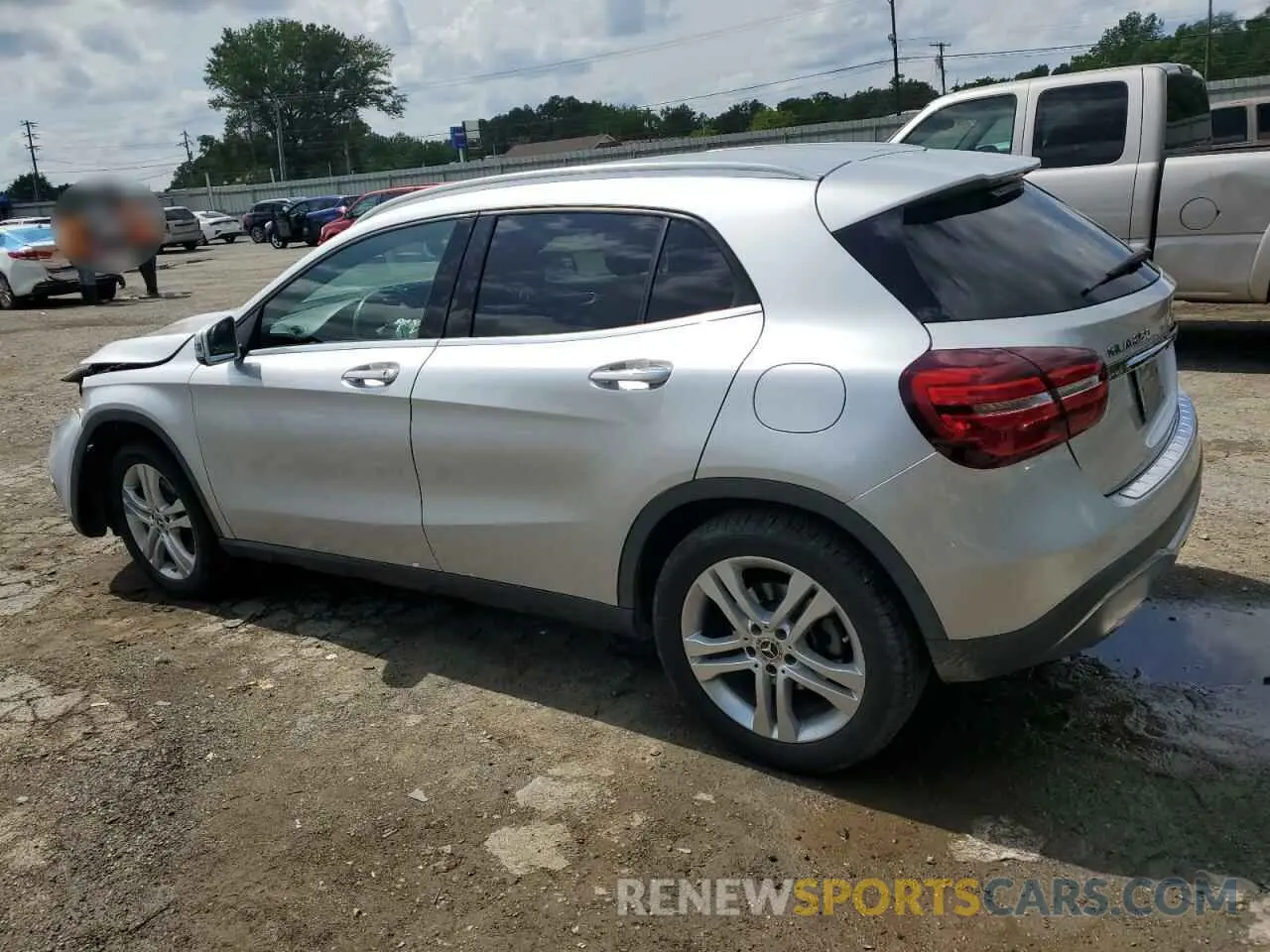 2 Photograph of a damaged car WDCTG4EB8KU002241 MERCEDES-BENZ GLA-CLASS 2019
