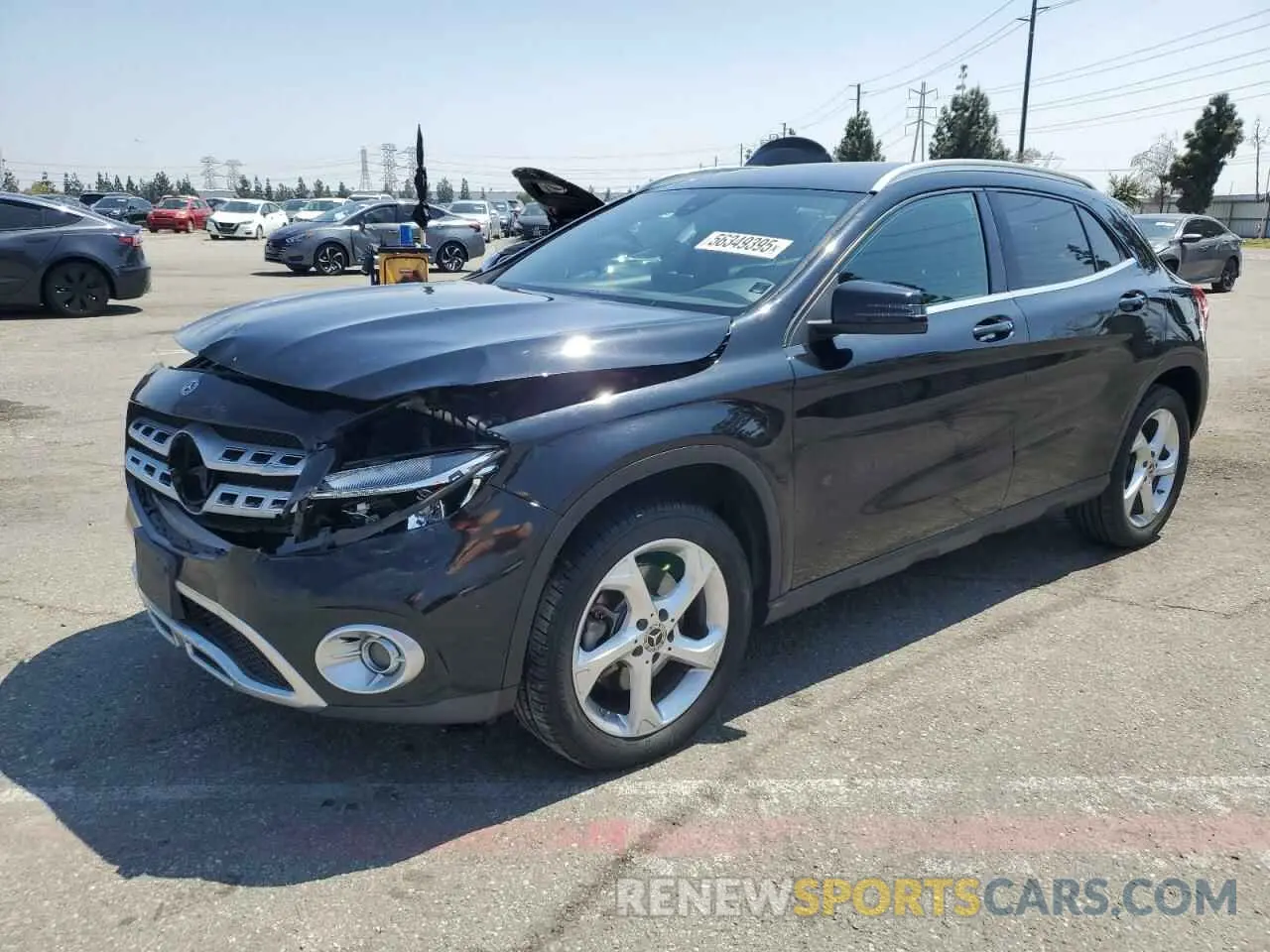 1 Photograph of a damaged car WDCTG4EB9KJ551075 MERCEDES-BENZ GLA-CLASS 2019